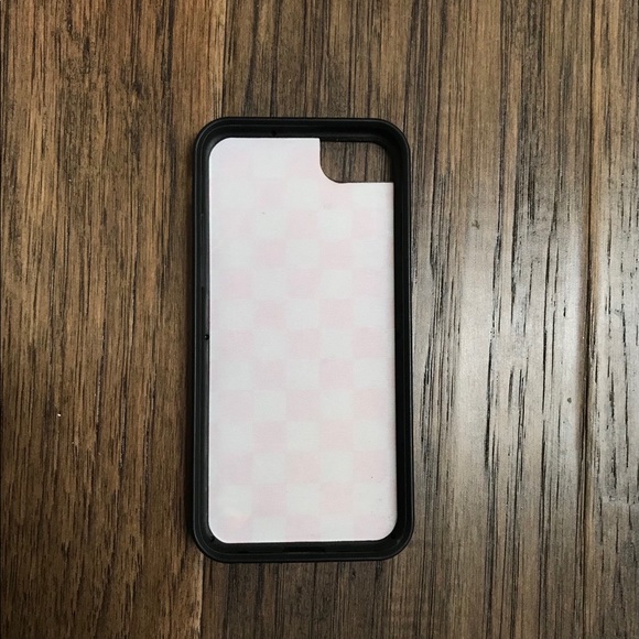 Wildflower Pink Checkerboard iPhone Case - Picture 2 of 5
